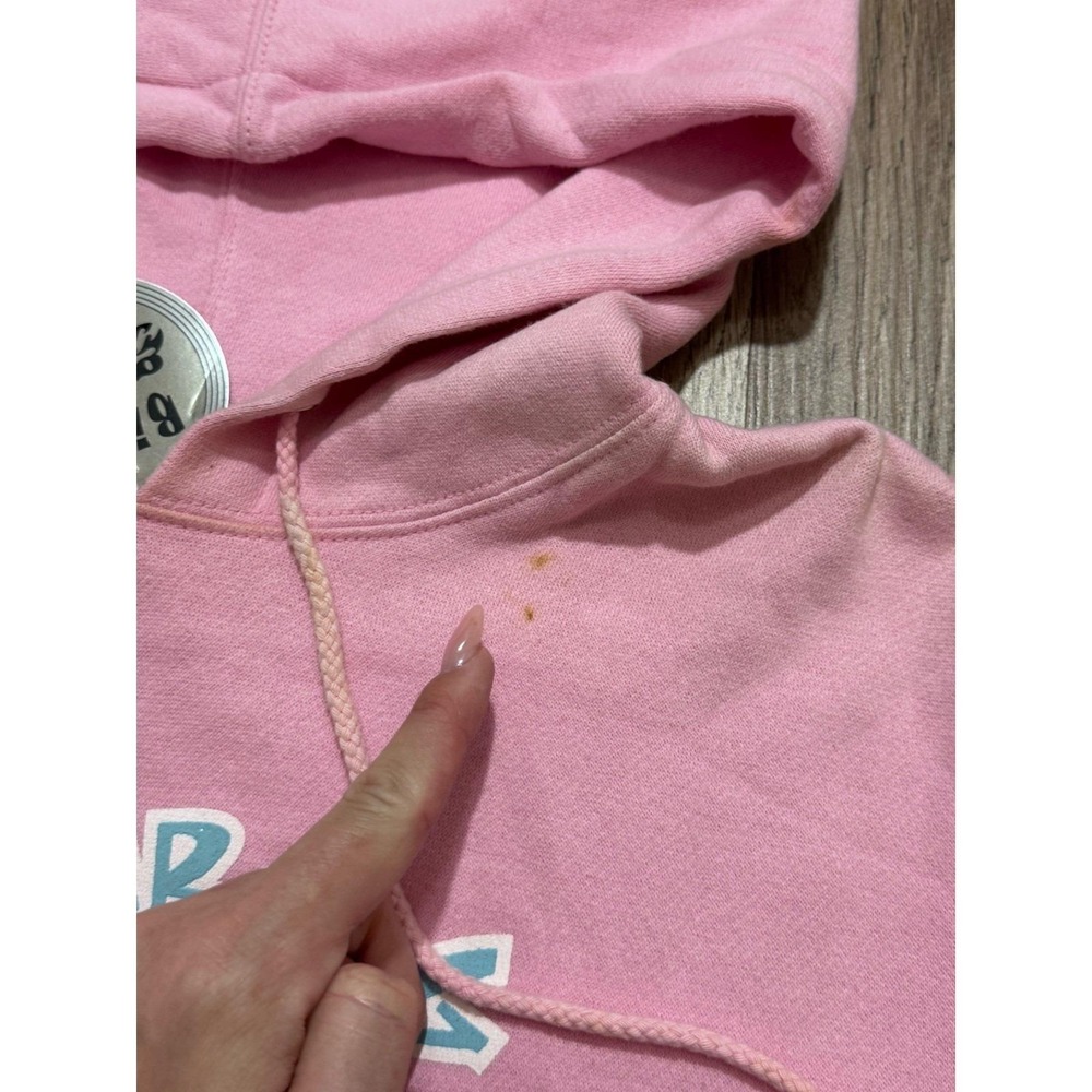 Y2K Billabong Logo Pink Women Teenage Hoodie Size L - Picture 9 of 13